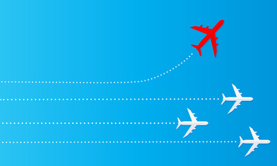 illustration of airplane