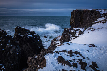 Gatklettur, Iceland, North Atlantic Ocean