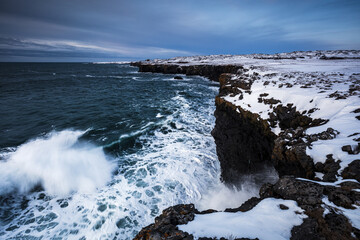 Gatklettur, Iceland, North Atlantic Ocean