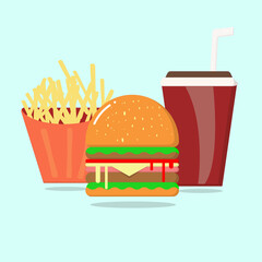 fast food and drink