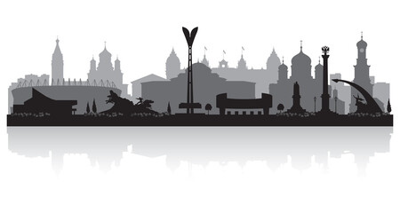 Rostov-on-Don Russia city skyline silhouette