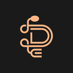 Letter D Meal Logo Design