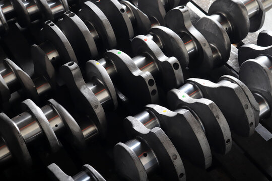  New engine crankshaft. Spare part.