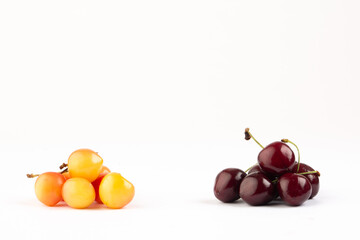 Black and white sweet cherry 