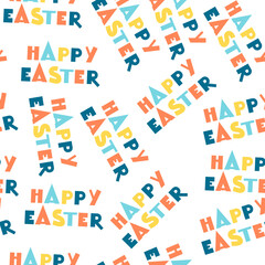 Easter pattern design. Vector illustration. Place for your text.