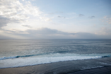 Perfect beach at Uluwatu Cliff Bali Indonesia