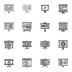 아이콘 프리젠 테이션 세트