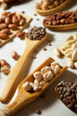 Different types of legume