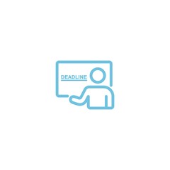 플랫 아이콘 프리젠 테이션