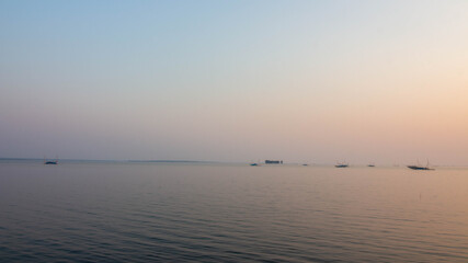 Fototapeta premium sunset over the sea