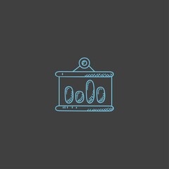 플랫 아이콘 프리젠 테이션