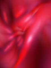 Abstract red blurry motion background. Red greeting card design