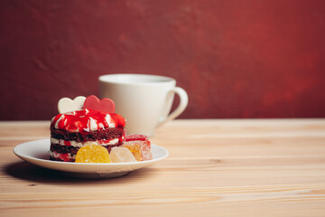 sweet cakes marmalade Gourmet object close-up snack