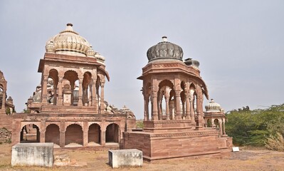 Fototapeta na wymiar Panch Kunda Cenotaphs of Jodhpur,rajasthan,india