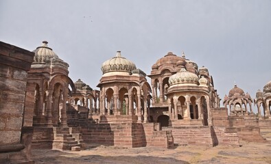 Fototapeta premium Panch Kunda Cenotaphs of Jodhpur,rajasthan,india