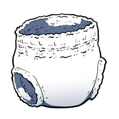 Simple and realistic diaper illustration design