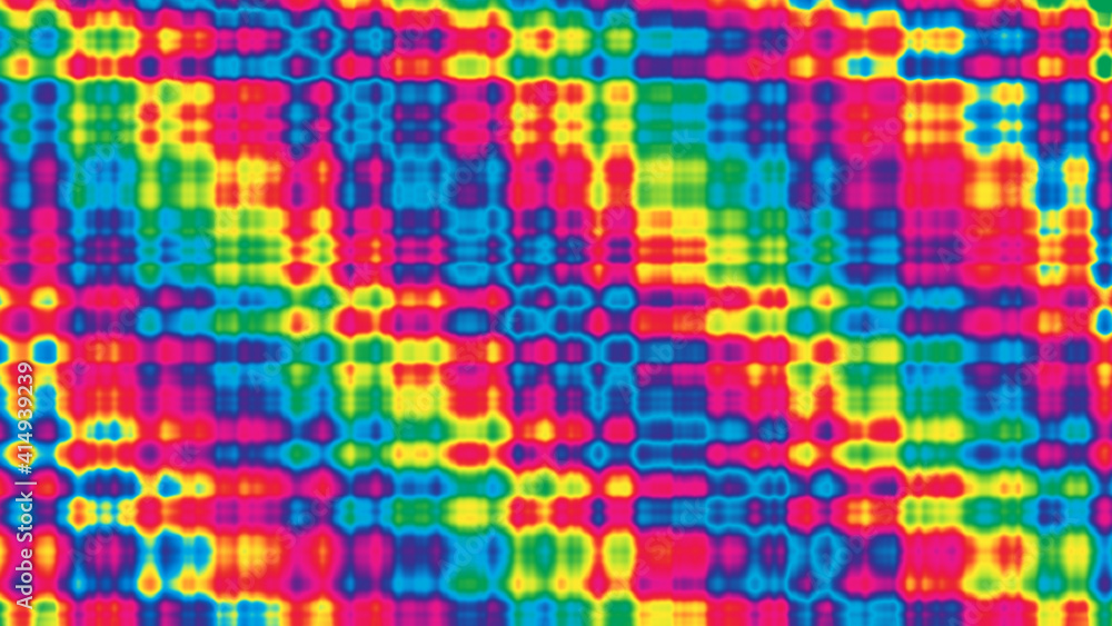 Canvas Prints an abstract wavy psychedelic background image.