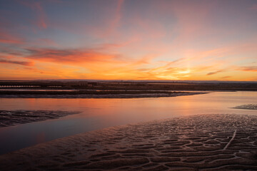 Fototapeta na wymiar Sunset in Huelva