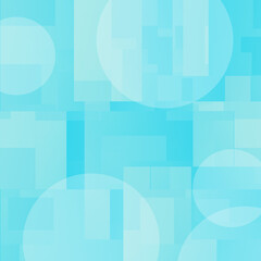Abstract geometric background with circles; rectangles, squares and stripes