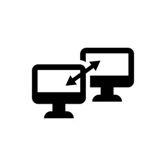 Computer share icon