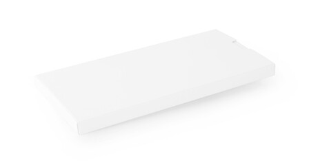 white box on white background.