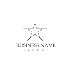 Obraz premium Star icon Template