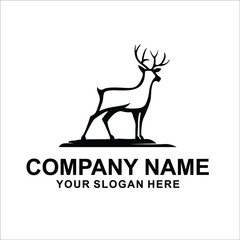 deer logo vector