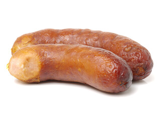 Sausage isolated on white background
