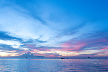 Fisherman hut on the sea Chonburi Province © anake