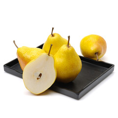 pear isolated on white background 