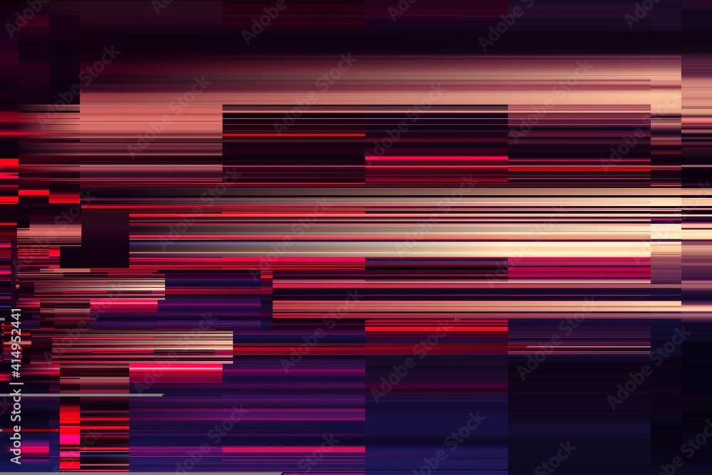 Aufkleber modern background with dead pixel and bug, glitch and error signal. optical distortion, overlapping 