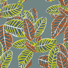 leaf pattern seamless 
