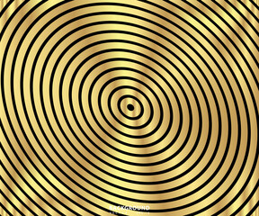 Gold luxurious circle pattern with golden wave lines over. Abstract backgrouGold luxurious circle pattern with golden wave lines over. Abstract background, vector illustrationnd, vector illustration