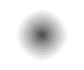 Concentric circle elements. Element for graphic web design, Template for print, textile, wrapping, decoration - vector illustration