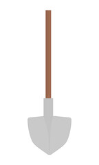 Garden tool-shovel, isolated on white background. Vector illustration