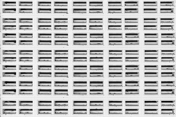 White vented cement block pattern and background seamless