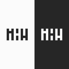 Modern letter HHH ambigram. Great for logo website or clothes brand.
