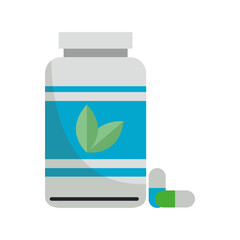 medicine bottle alternative nature icon