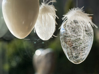 Glaseier, Deko im Fenster