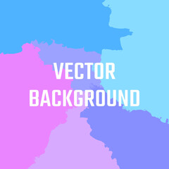 Obraz premium Vector background. Background with abstract painted elements, and text in blue, pink