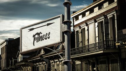 Street Sign to Fitness