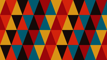 geometric triangular pattern background vector with color combination, suitable for web design elements, posters, advertisements, covers, presentations, banners and more.