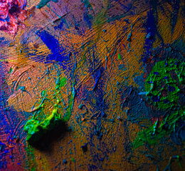 paint on canvas