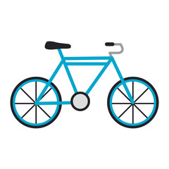 bicycle vehicle sport isolated icon