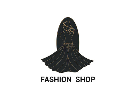 Fashion Shop Logo Template Design
