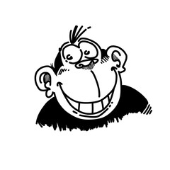 monkey ilustration cartoon 