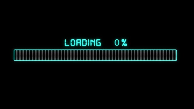 Ladebalken Loading Digital Hightech