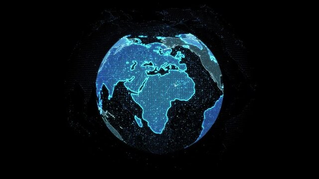 Welt Technologie Animation Zukunft