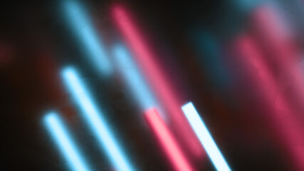 Abstract neon light bars background