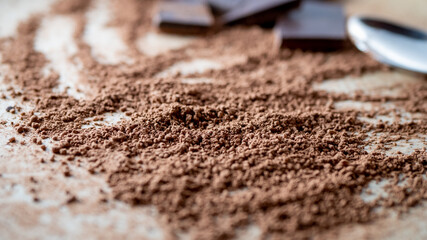 poudre de chocolat